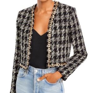 Alice and Olivia Zeta cropped jacket
